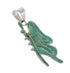 Turquoise Sterling Silver Butterfly Pendant AX95484